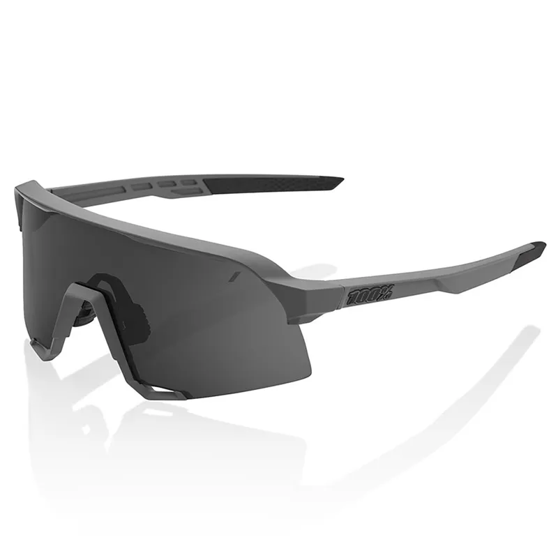 100% S3 Matte Cool Grey/Smoke Lens
