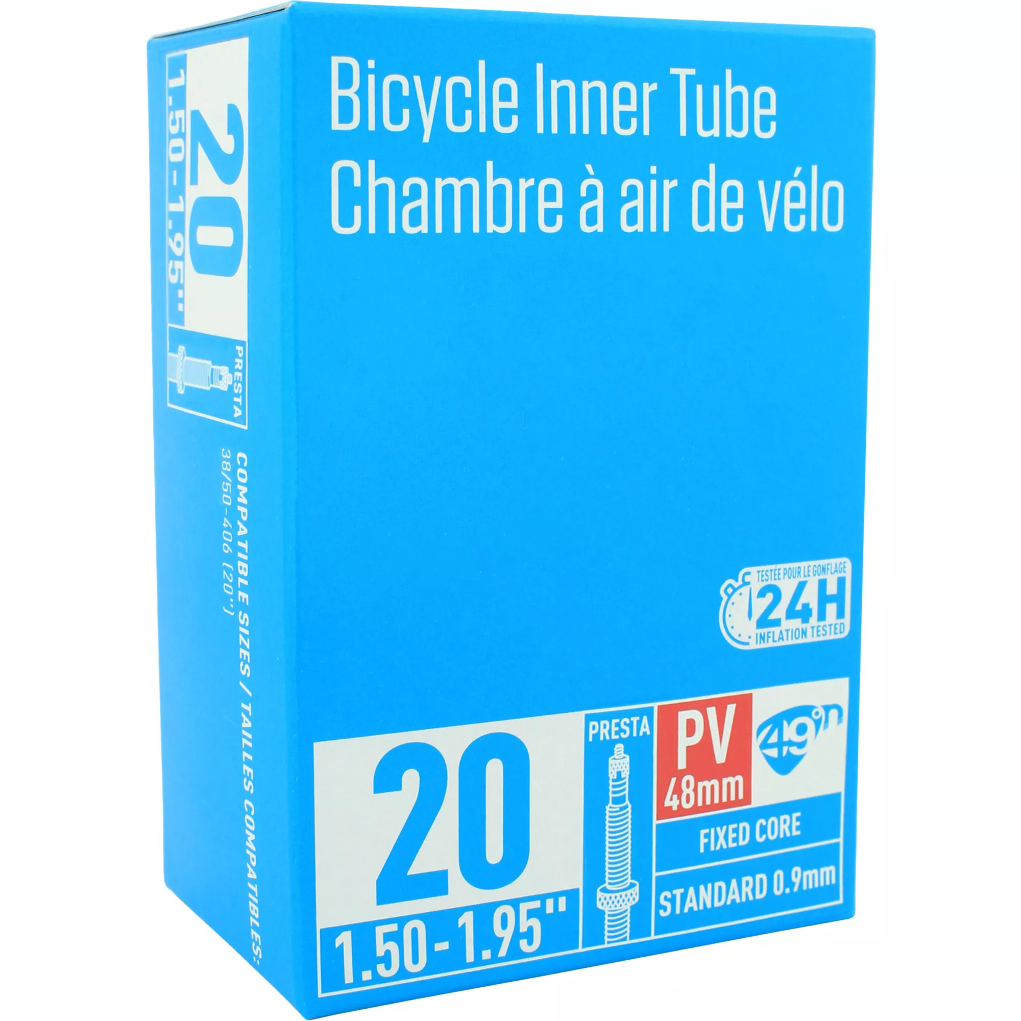 49N 20" (406) x 1.50-1.95" Tube, Presta 48mm