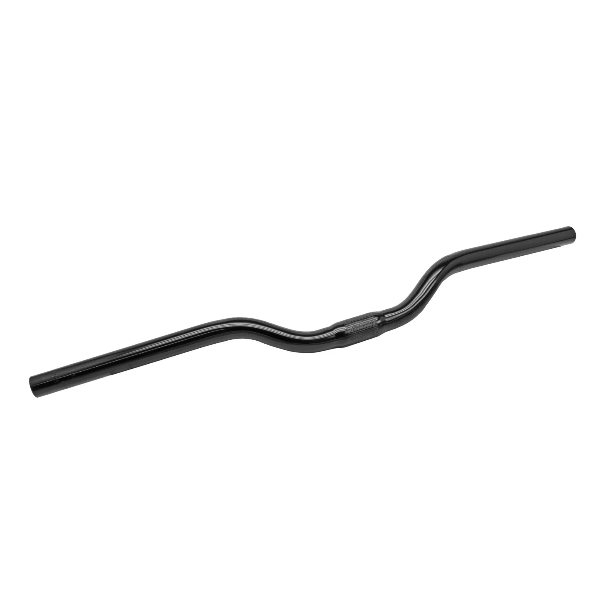 49N Steel Riser Handlebar, 25.4mm, 620mm, Black