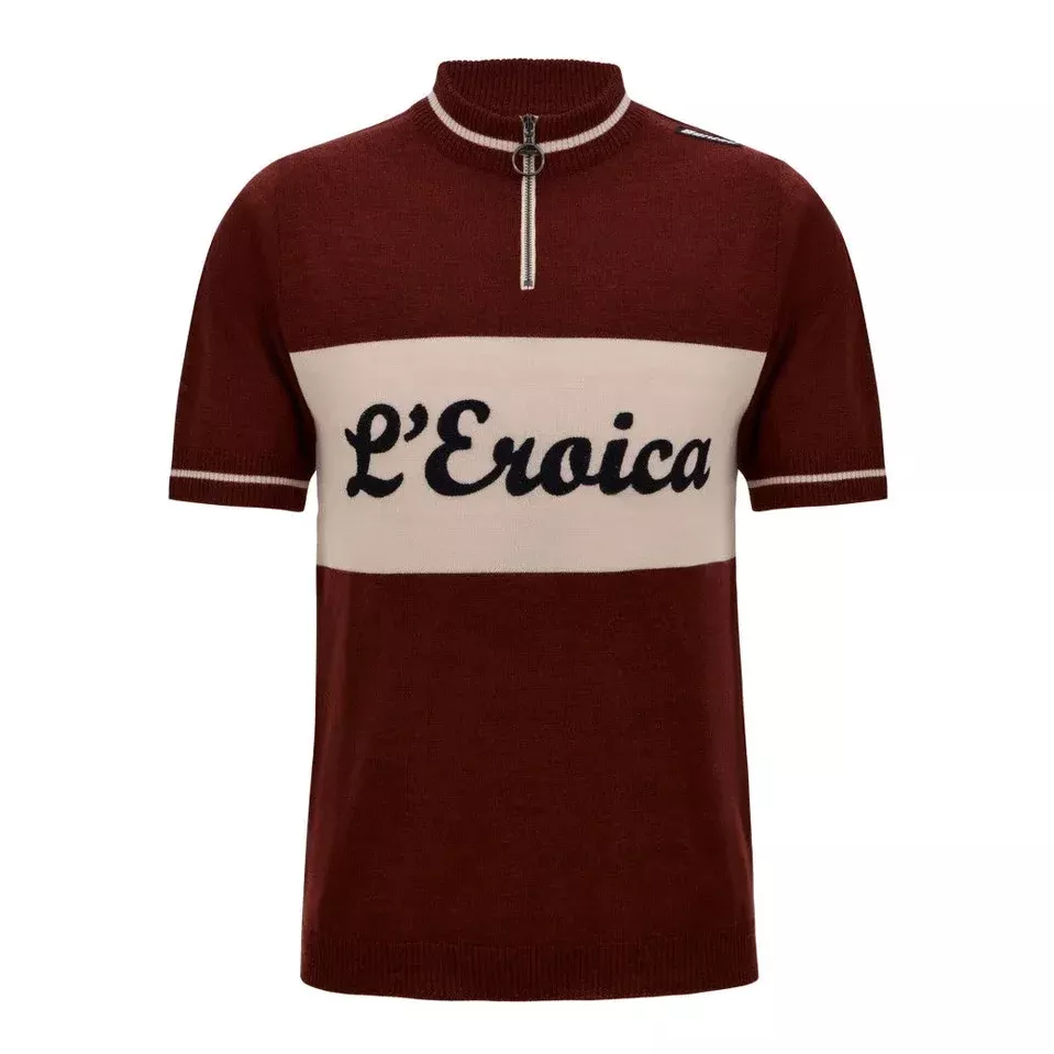 SANTINI EROICA Official Wool Cycling Jersey