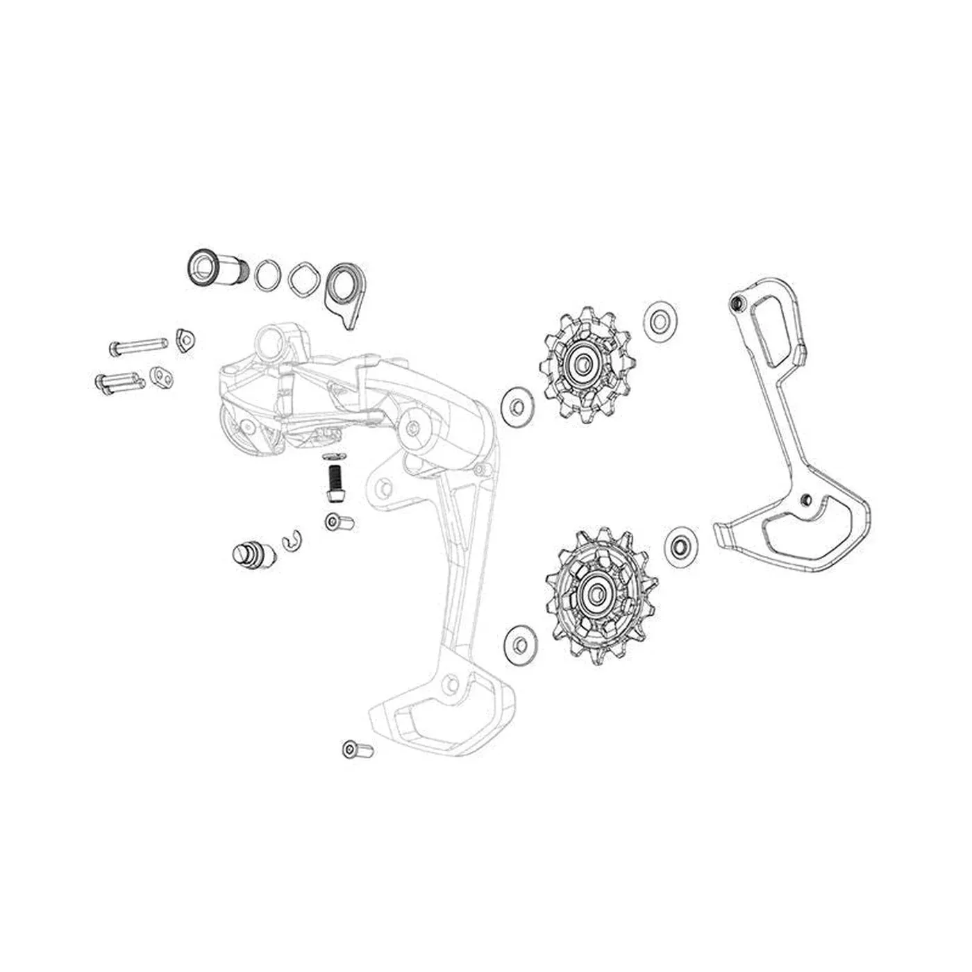 SRAM RED Etap Rear Derailleur Bolt Kit