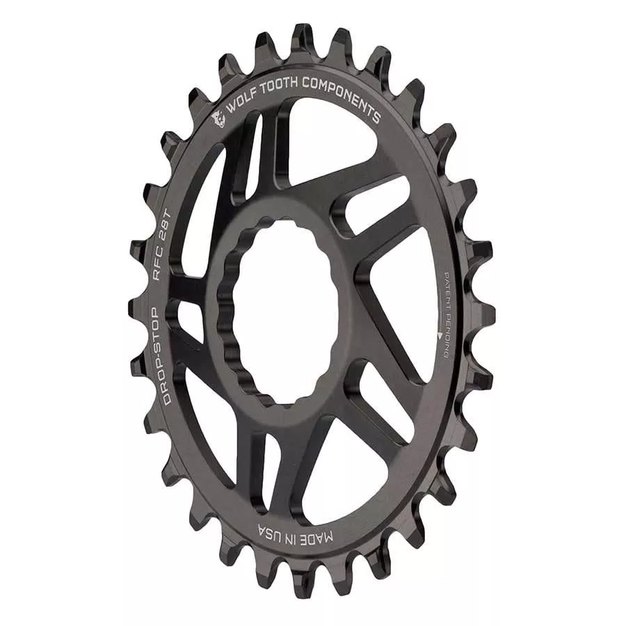 Wolf Tooth Drop-Stop Chainring, Race Face Cinch, 9-12spd, Direct Mount