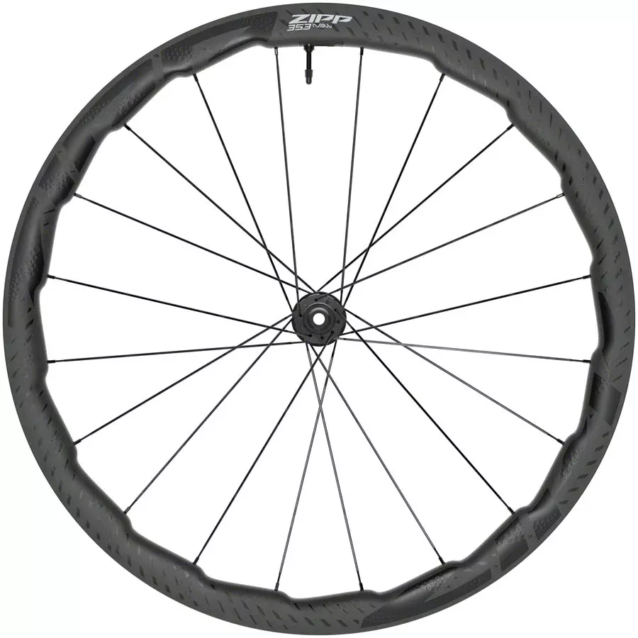 Zipp 353 NSW Front Wheel - 700 12 x 100mm Center-Lock Tubeless Carbon w/ Wheel Sensor B1